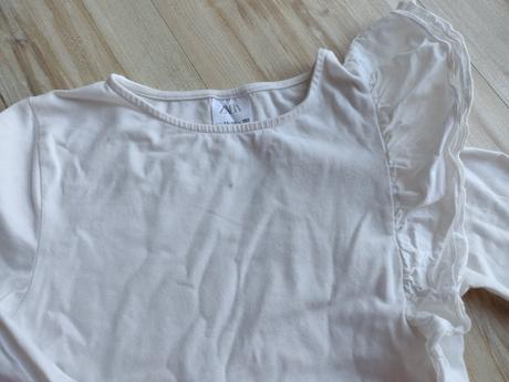 Biele vody s dlhým rukávom, zara,152