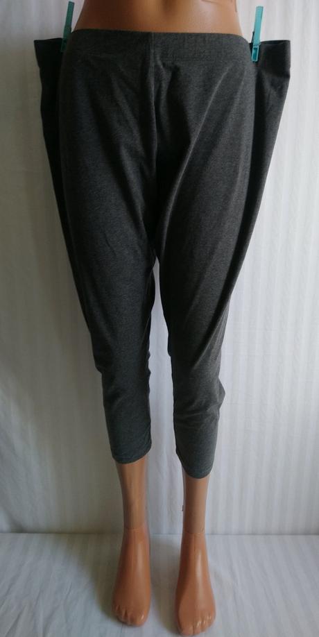 Dámske tmavo sivé 3/4 legíny, esmara, esmara,xxl