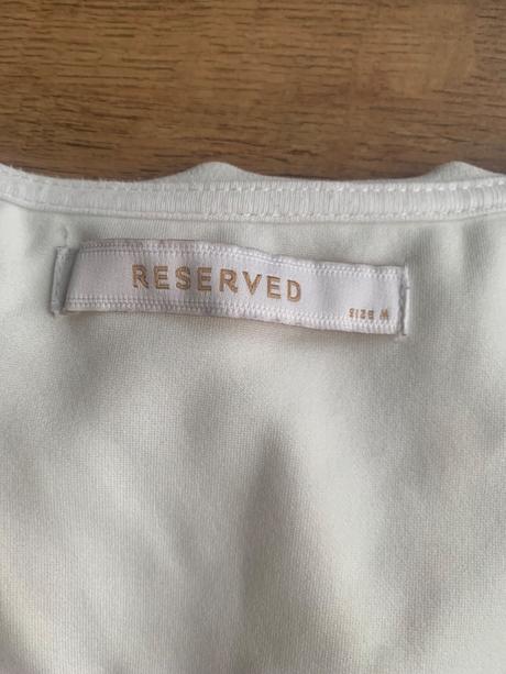 Top biely, reserved,m