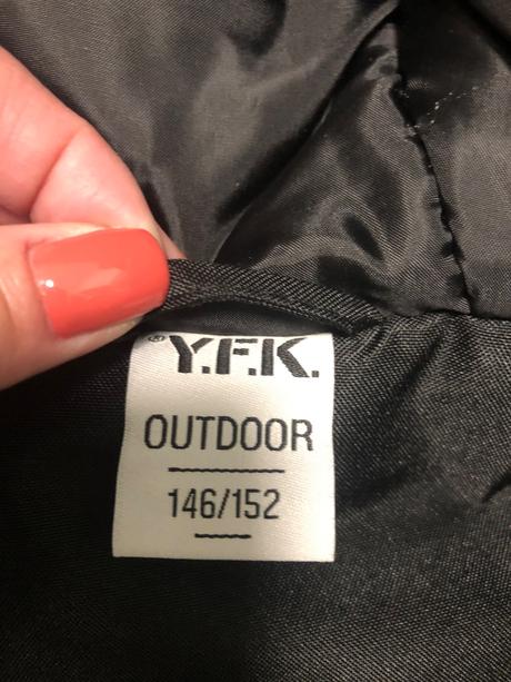 Predĺžená zimná bunda yfk, kik,146