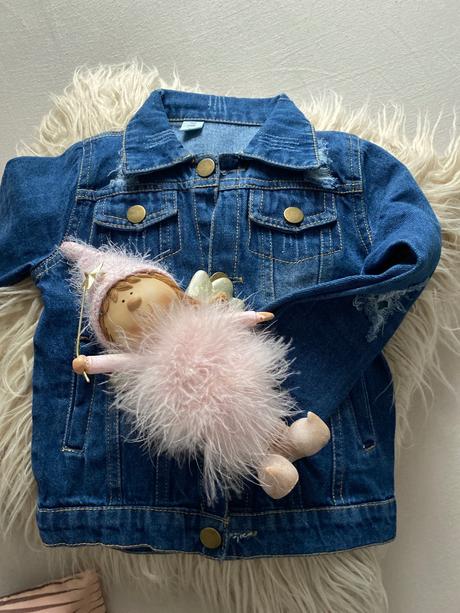 Rifľová bundička s dierami, 110