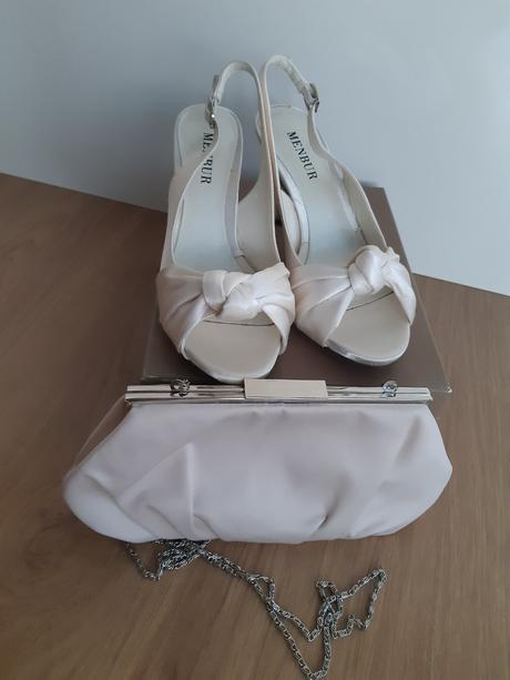 Elegantné sandále menbur + kabelka, 39