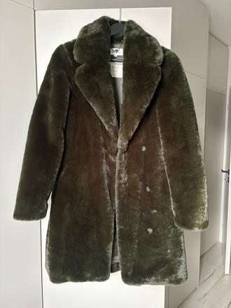 Kožušinový kabát -xs, tom tailor,xs