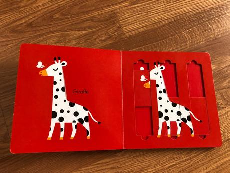 Knizka s puzzle animals, 