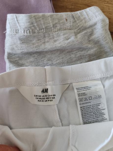 Cyklošortky 4ks, h&m,140