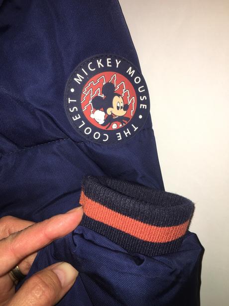 Krásna, nová mickey zimná bunda, c&a,92