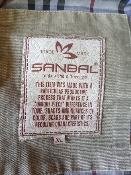 Pánska riflova bunda, xl