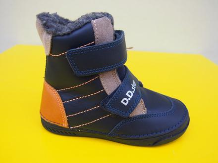 Detské kožené zimné topánky ddstep 040, d.d.step,25 - 30