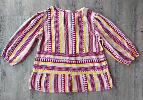 Vzorovaný rúžový top, 38