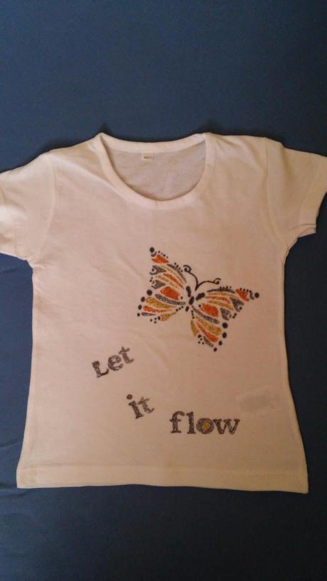 Nové maľované tričko let if flow, 116