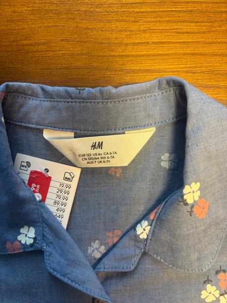 Nové s visačkou, h&m,122