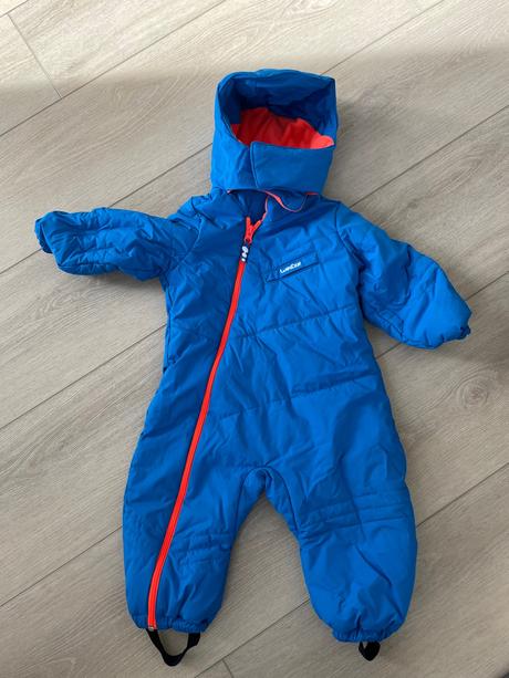 Zimný oberal + čiapka, wedze,80