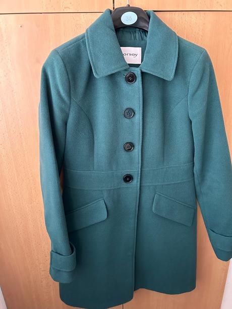 Tmavozelený kabát orsay, orsay,s