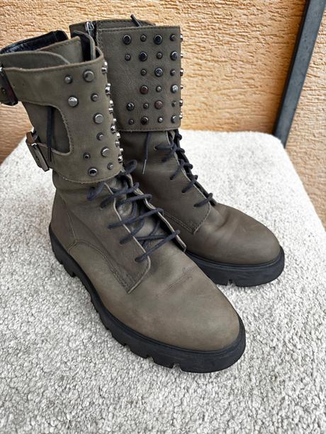 Kožené čizmy, gino rossi,38