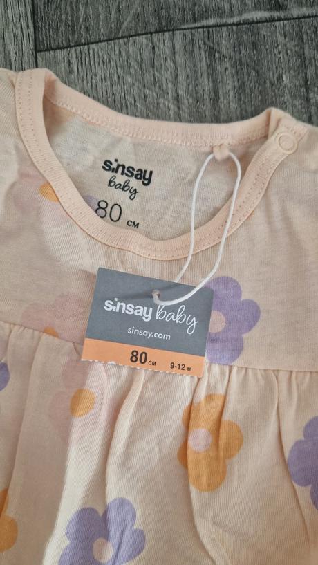 Šatičkové body 9-12m, sinsay,80