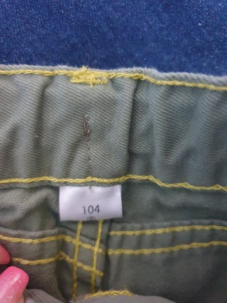 Zelené- olivové nohavice 104, 104