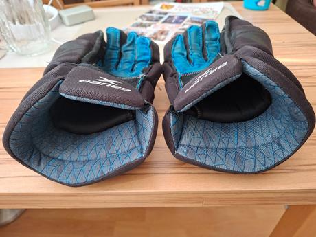 Hokejove rukavice bauer 13" - pekny stav, bauer,s