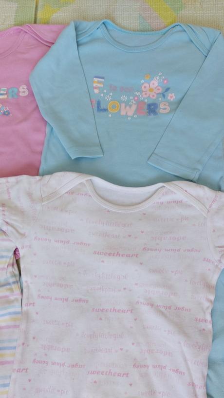 5 dupačiek 80cm/9-12mes., 68–80