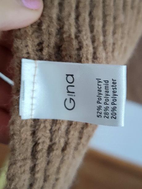 Pletený šál gina, gina