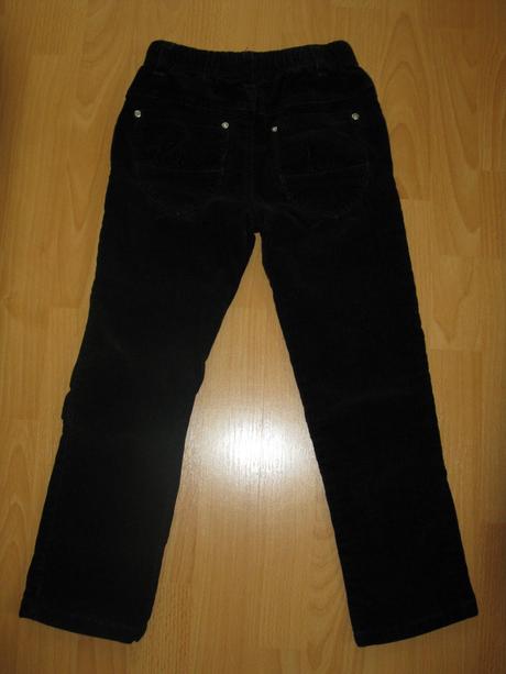 Dievčenské menčestrové nohavice, 128