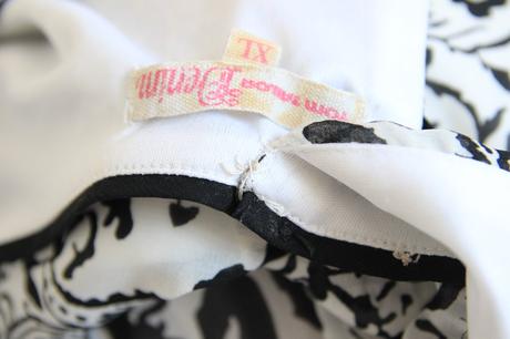 Čierno biele šaty, tom tailor, tom tailor,xl