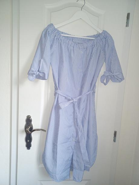 Letne pruhovane saty s/m, m