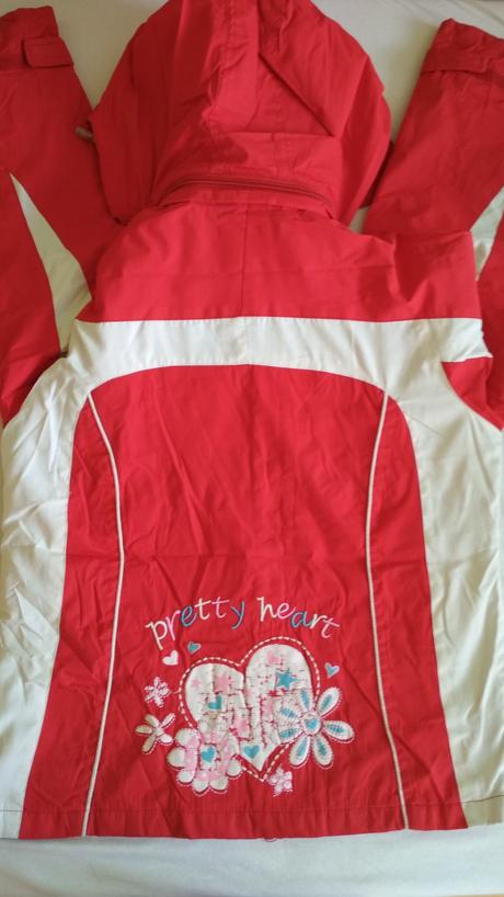 Flísom zateplená bunda, 140