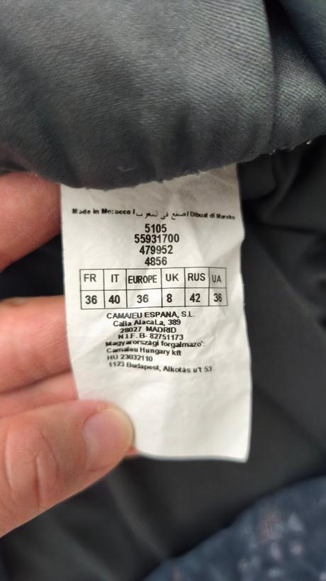 Šedá kvetinová sukňa camaieu 36, camaieu,s