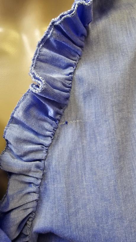 Blúzka zavinovacia s volánmi, m