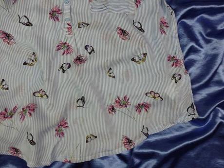 Kvalitná bledomodrá blúzka, xl