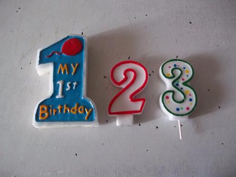 Sviečky k narodeninám - čísla 0, 2, 3, 4, 