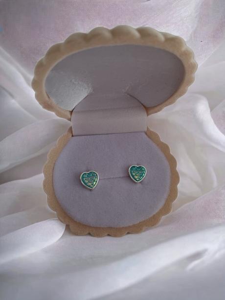 Náušnice rybie šupiny,