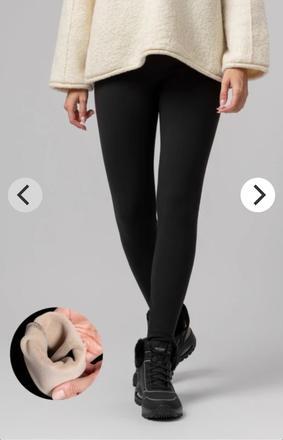 Lelosi siberosi - zimné legíny s kožušinkou vnútri, l / m / s / xl
