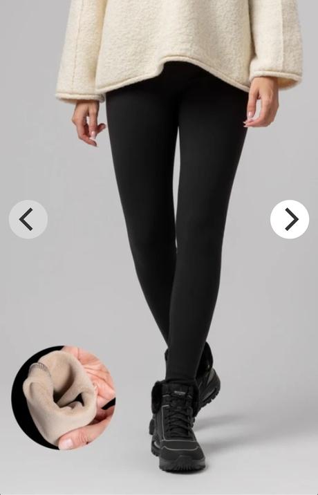 Lelosi siberosi - zimné legíny s kožušinkou vnútri, l / m / s / xl