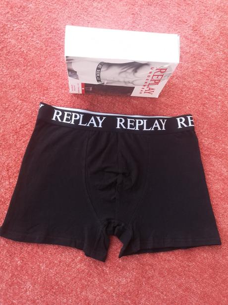 Replay pánske boxerky 3ks veľkosť m, replay,m