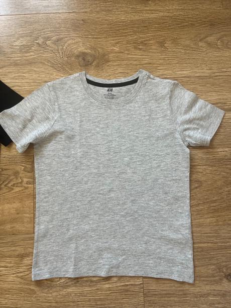 3 x basic tričko, h&m,134