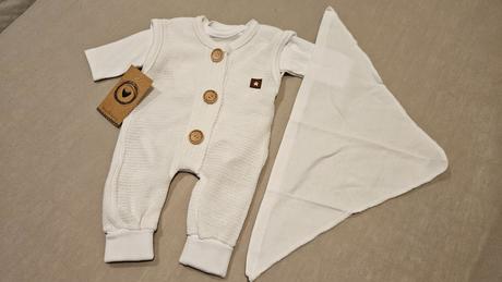 3-dielna súprava (body, dupačky, šatka/slintáčik), 56