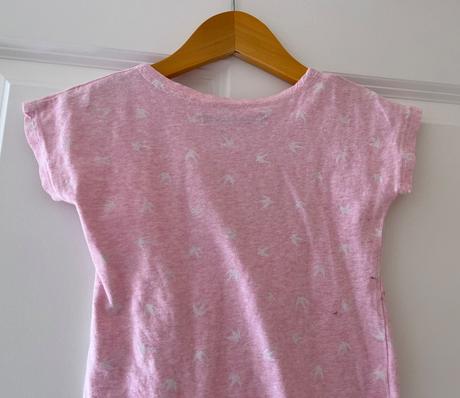 Bledoružové bavlnené šaty, pískacie, 86, 86