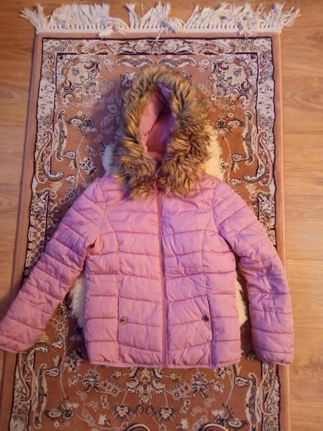 Zimná bunda s veľkou kožušinou, terranova,152