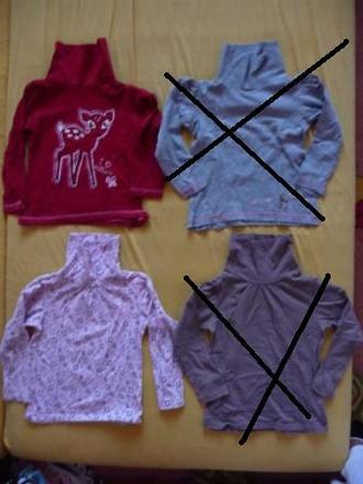 Málo nosené roláky, v.98, 2-3 roky, 1,50/ks, lupilu,98