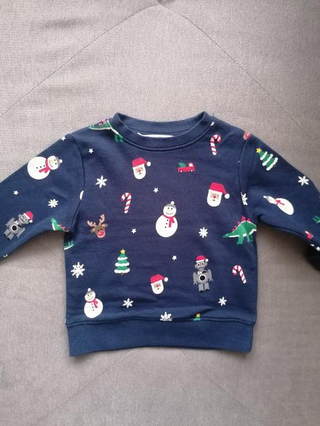 Mikina s vianočným motívom, h&m,92