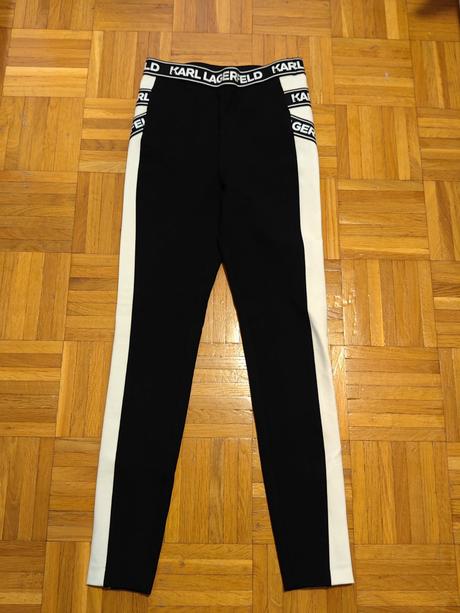 Karl lagerfeld originál luxusné leginy, s