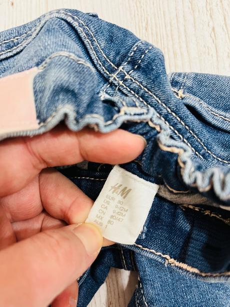 Zateplené rifle 80 dievca, h&m,80