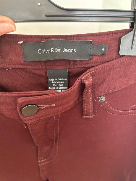 Elastické nohavice ck, calvin klein,36