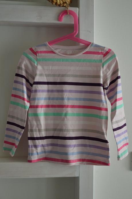 Pásikavé tričko 110/116, h&m,110