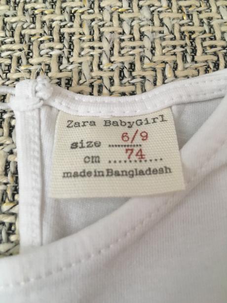 Tricko kratky rukav, zara,74