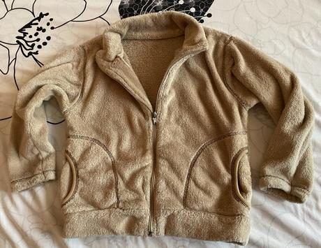 Teplá mäkká chlpatková mikina v. 122/128, 122