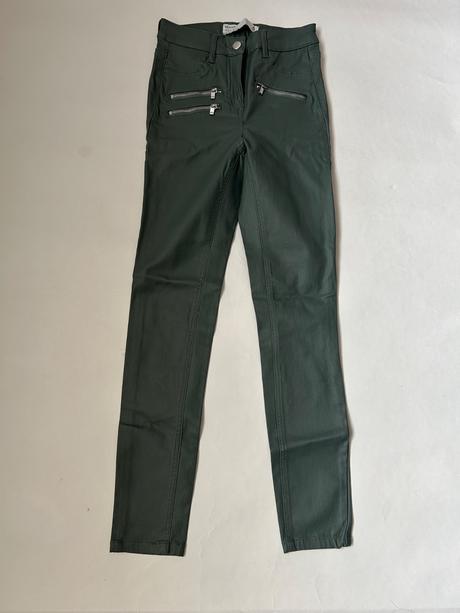 Skinny nohavice koženkového vzhľadu next, next,xs