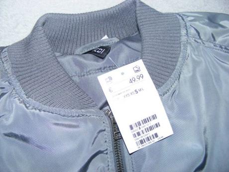 Teplá oversize bombera h&m - s/m, h&m,m