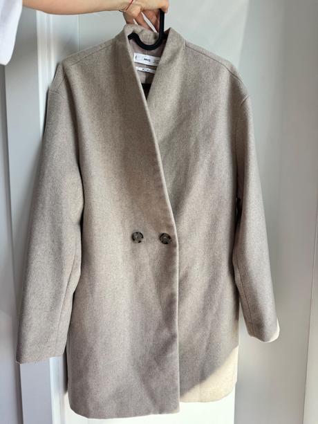 Mango vlneny kabát, mango,s